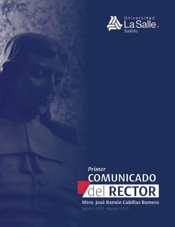 1er Comunicado del Rector 