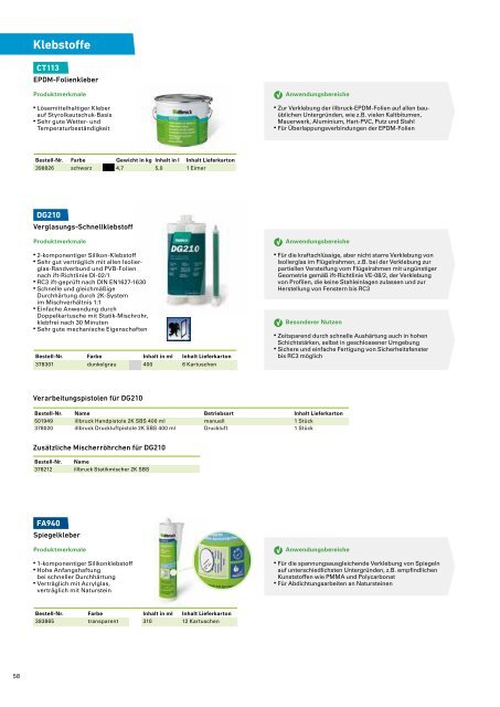 illbruck Produktkatalog_2019