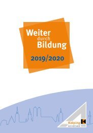 Kolping-Akademie München Programmheft 2019/20