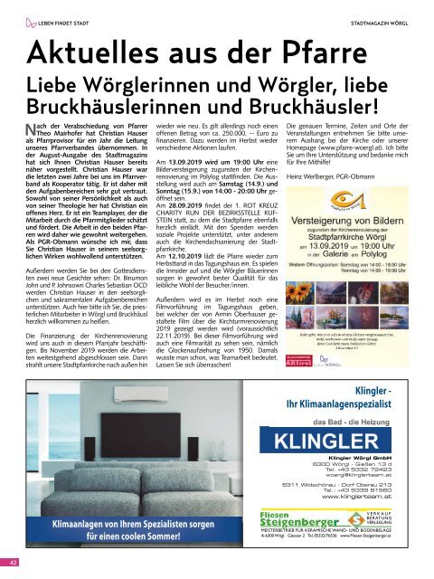 Stadtmagazin September 2019