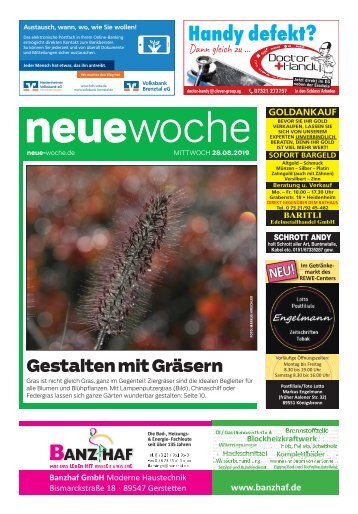 28.08.2019 NEUE WOCHE