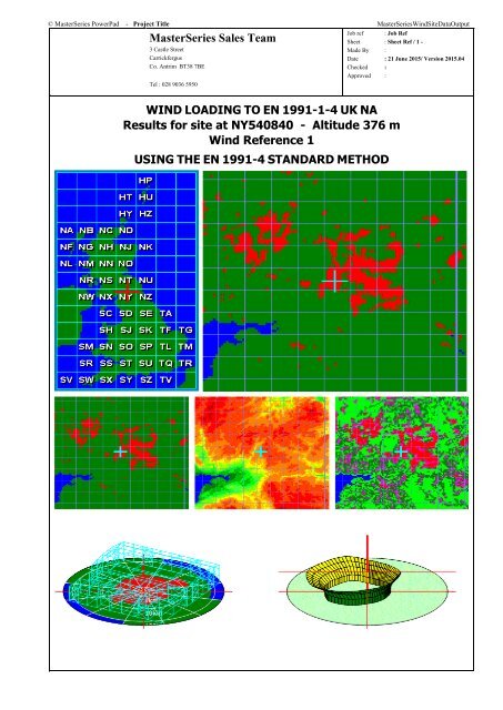 MasterSeries Wind Site Analysis Sample Output