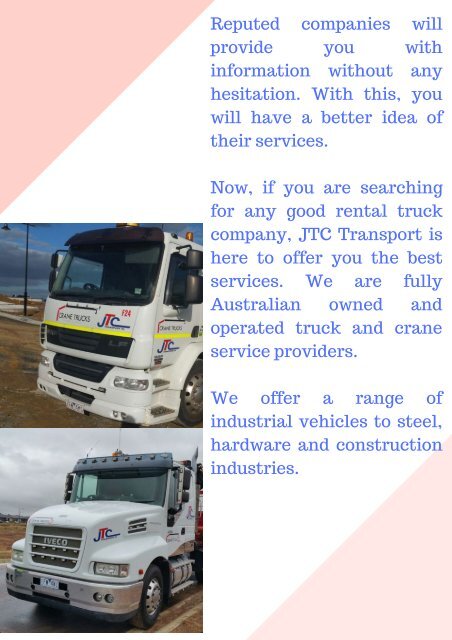 How to Choose the Best Truck Hire Service in Melbourne?
