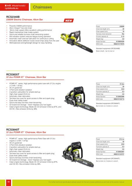 Ryobi Lawn & Garden Catalogue - 2019 (EN)