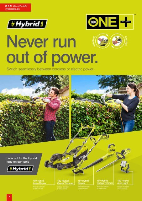 Ryobi Lawn & Garden Catalogue - 2019 (EN)