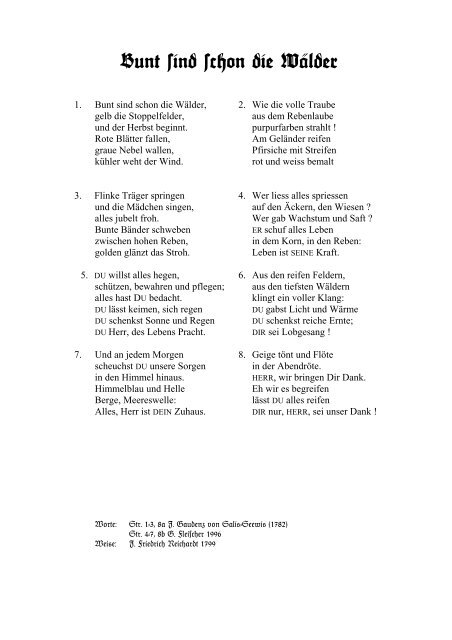 Bunt sind schon die Wälder Text.pdf - Hausmusik