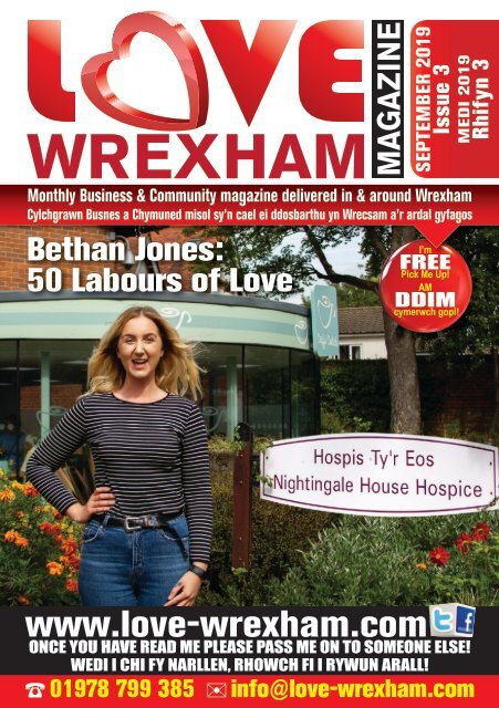 Love Wrexham Magazine - Issue 3 - September 2019