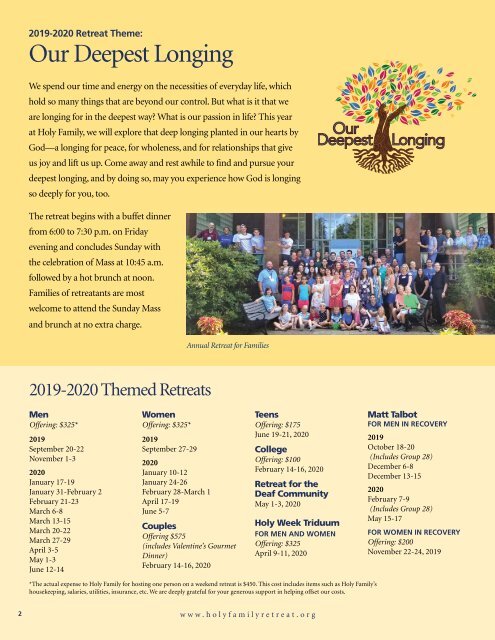 Retreat Forward 2019-20