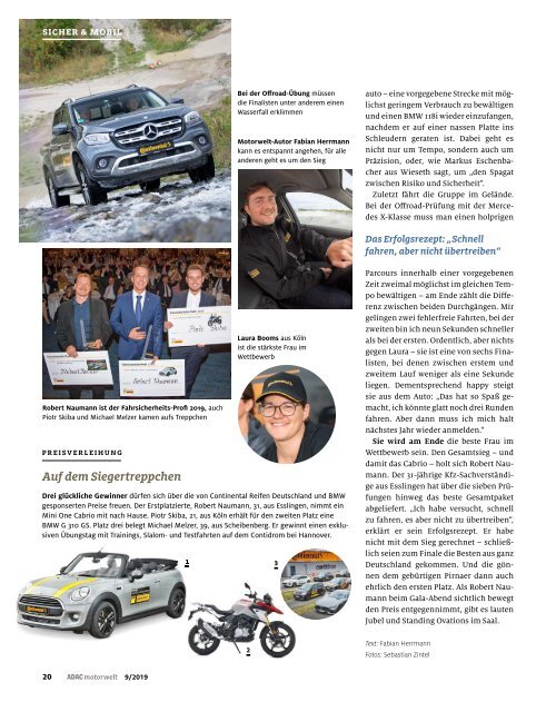 ADAC Motorwelt September 2019