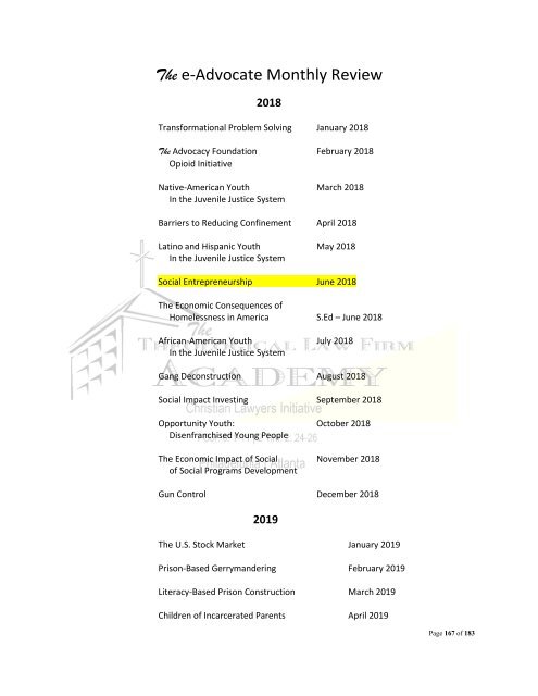 The 508(c)(1)(a) Initiative Workshop