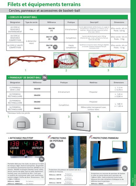 Equipement sportif Eurocom 2019