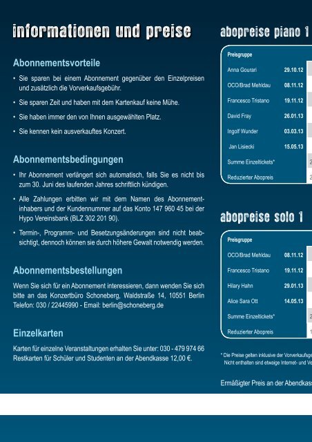 Saisonbroschüre 2012/2013 als PDF - Worte über Musik