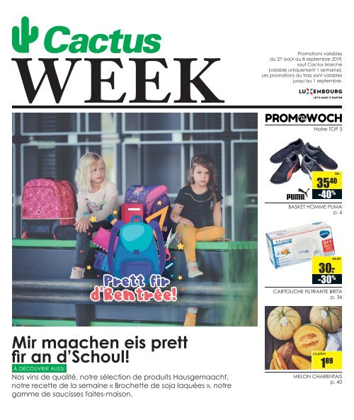 Cactus Week du 27/08/2019