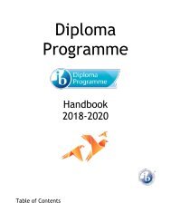 ISE IB Diploma Programme Handbook (rev August 2019)