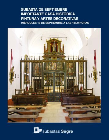 Subasta Artes Decorativas Septiembre 2019
