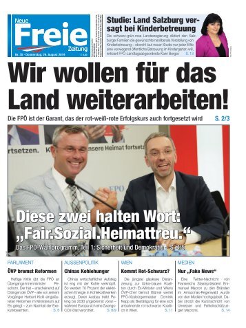Wir wollen für das Land weiterarbeiten!