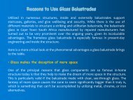 Reasons to Use Glass Balustrades
