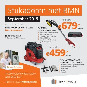 BMN Wijcks krant - stukadoren met BMN Wijcks > doen we. Uitgave september 2019