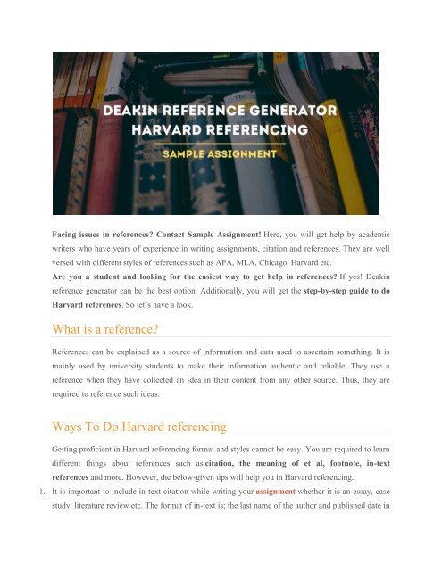 Harvard 2024 referencing generator