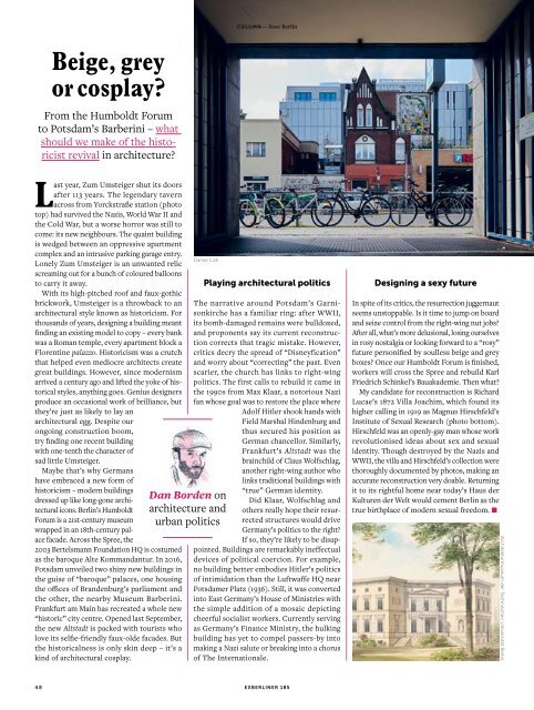 Exberliner issue 185, September 2019