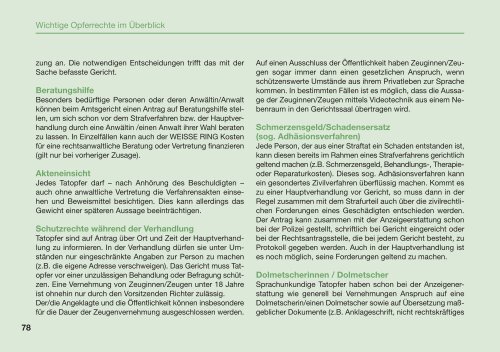 Opferhilfehandbuch Bonn/Rhein-Sieg 2019