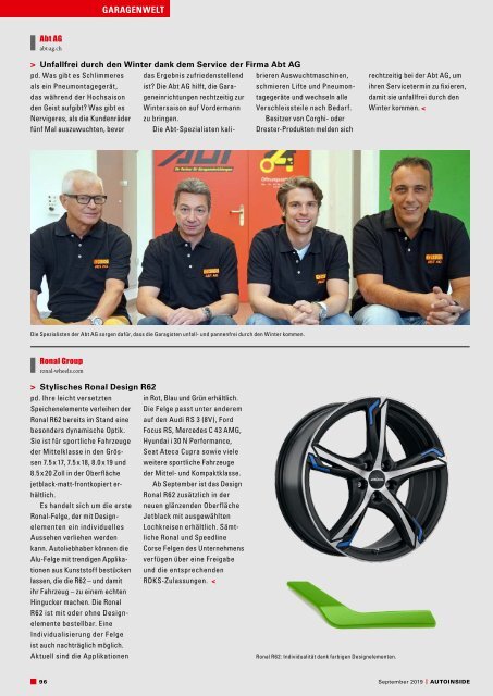 AUTOINSIDE Ausgabe 9 – September 2019