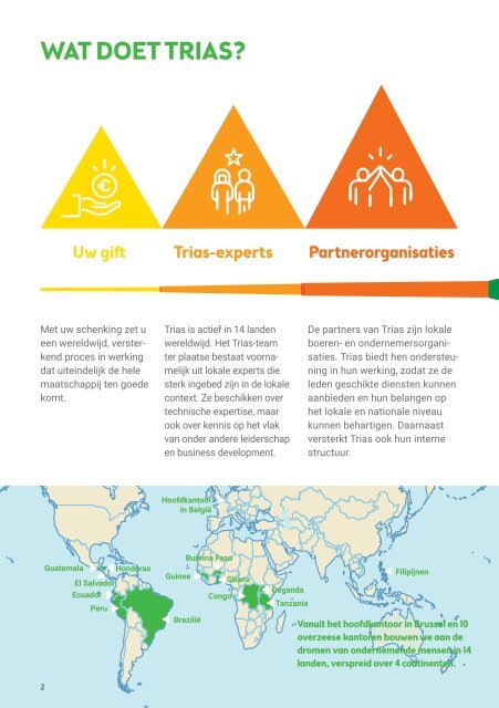 Trias Brochure 'Uw erfenis, een wereld van verschil'