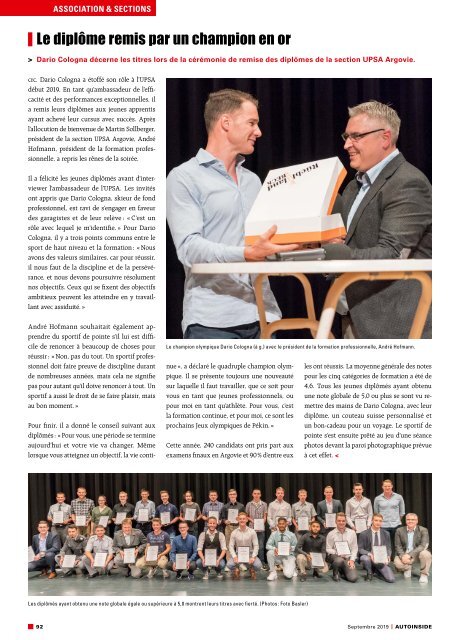 AUTOINSIDE Édition 9 – Septembre 2019