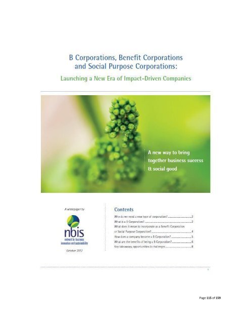 B-Corp and LLC Certification Workshop