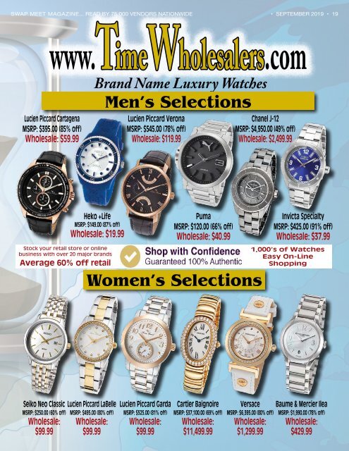 Swap Meet Magazine - Sept. 2019 E-Mag