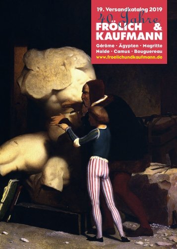 Frölich & Kaufmann 19. Versandkatalog 2019