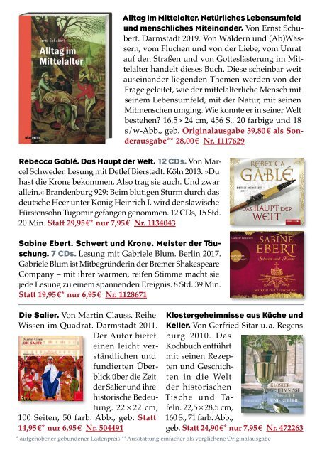 Frölich & Kaufmann 19. Versandkatalog 2019