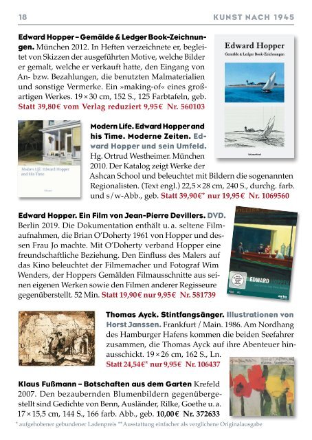 Frölich & Kaufmann 19. Versandkatalog 2019