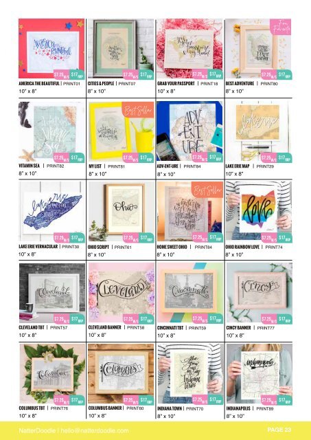 NatterDoodle Wholesale Catalog