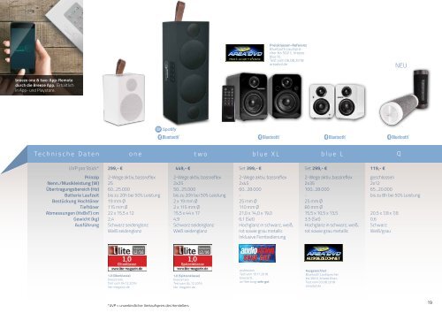 quadral Soundbook 2019/20