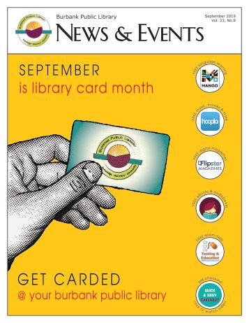 September 2019 Library News & Events