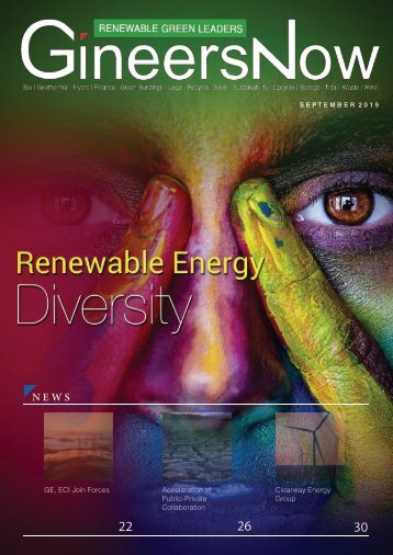 Diversity & Inclusion in Clean Energy Industry: Renewable Green Leaders magazine, Sep2019