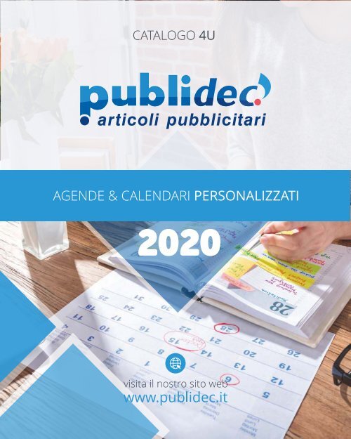 PUBLIDEC - catalogo 4U - calendari e agende 2020