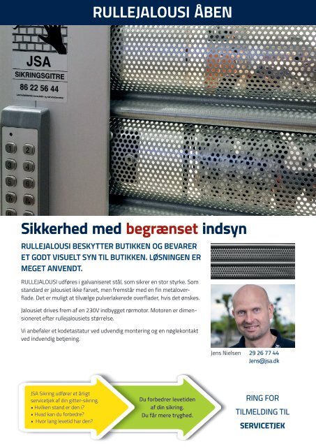 Produkt katalog fra JSA Sikring