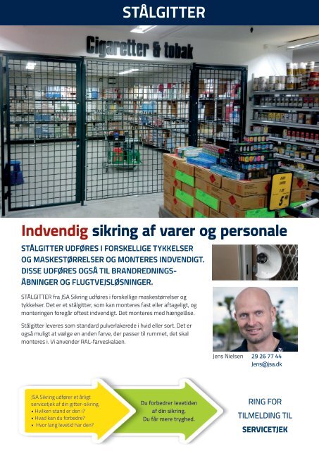 Produkt katalog fra JSA Sikring