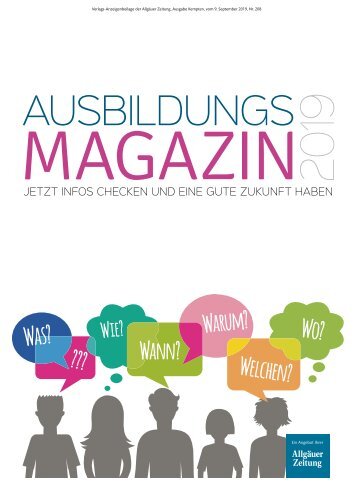 Ausbildungsmagazin 2019