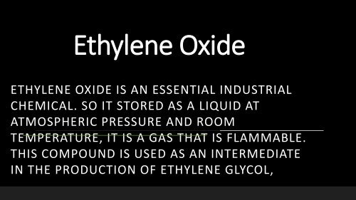 Ethylene Oxide-converted