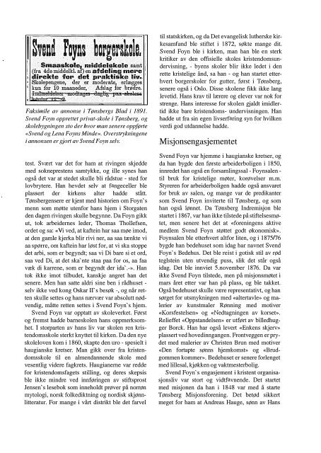 Svend Foyn - Kirke og misjonsmann 