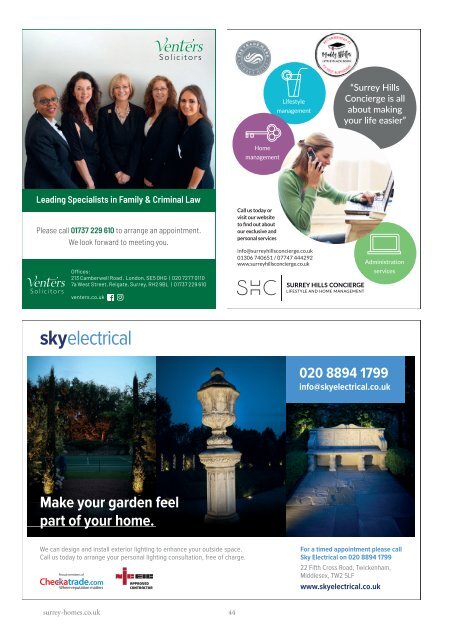 Surrey Homes | SH59 | September 2019 | Education supplement inside