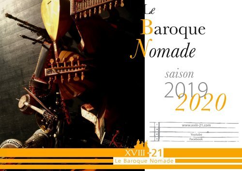 Le Baroque Nomade - programmes 2019-2020