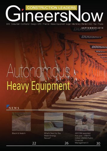 Autonomous Heavy Equipment - Construction Leaders magazine, Sep2019