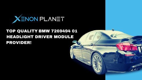 BMW 7305235 Headlight Driver Module By Xenon Planet