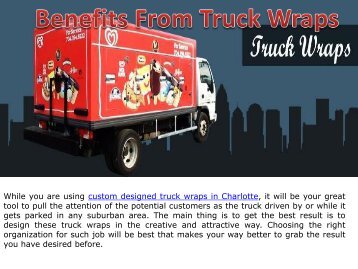 Benefits From Truck Wraps
