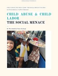 Child Abuse & Child Labor- The Social Menace