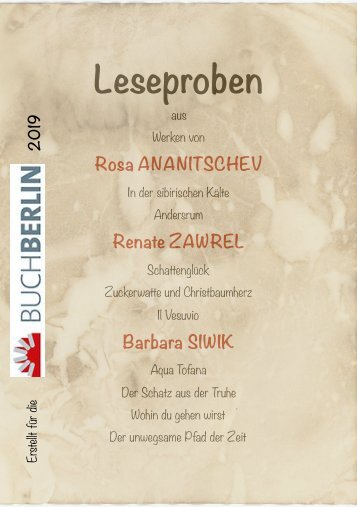 Leseprobenheft BuchBerlin 2019